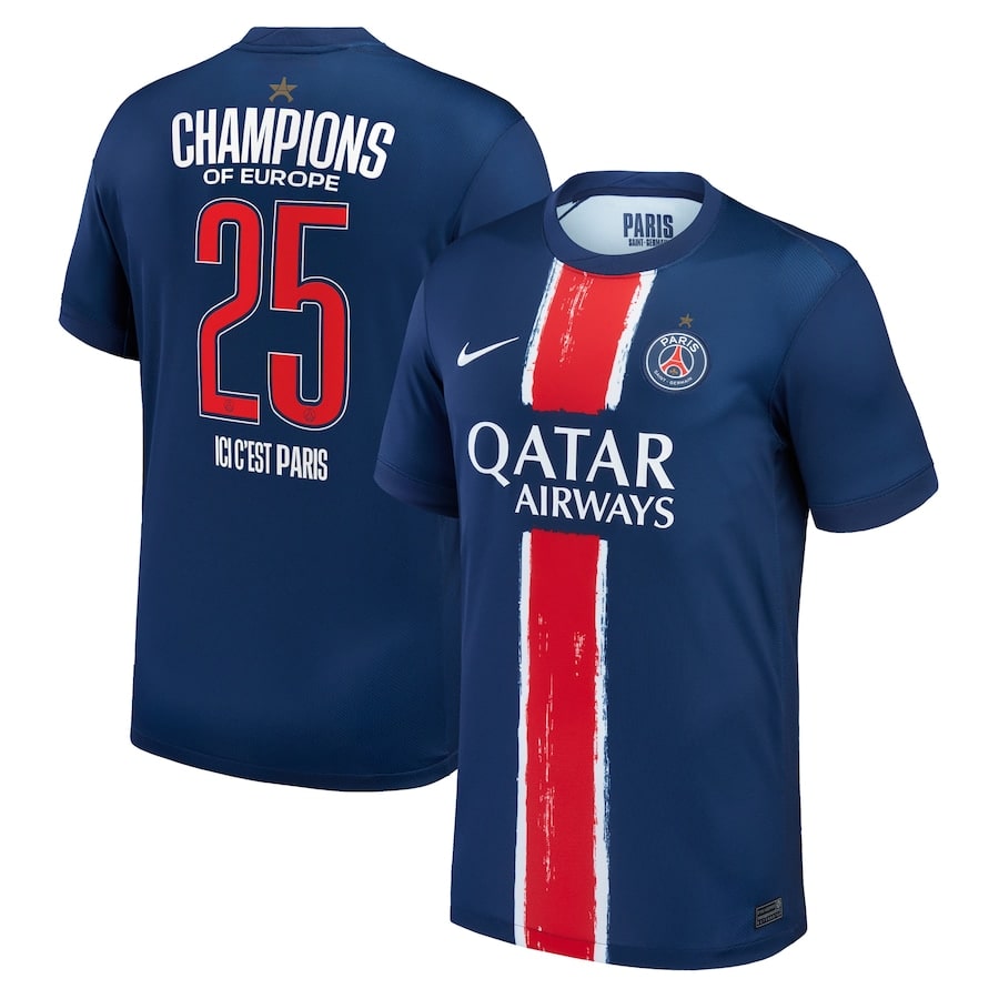 Maillot Paris SG Spécial LDC Version Player (Avec Flocage)